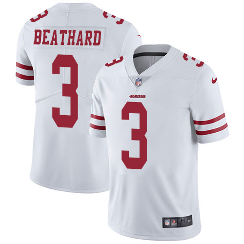 San Francisco 49ers Limited White Men C. J. Beathard Road NFL Jersey #3 Vapor Untouchable->san francisco 49ers->NFL Jersey